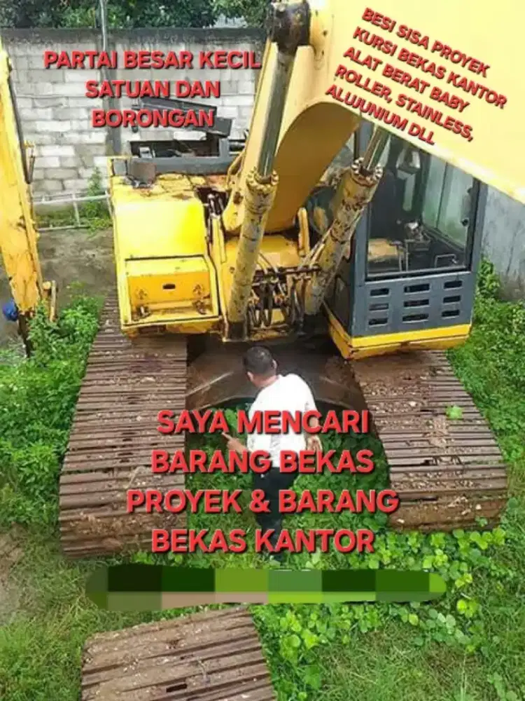 SAYA BELI BARANG BEKAS PROYEK ANDA