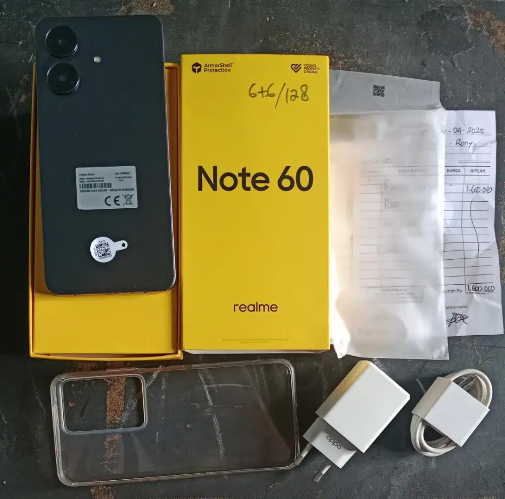 Realme Note 60 ram 6+6/128