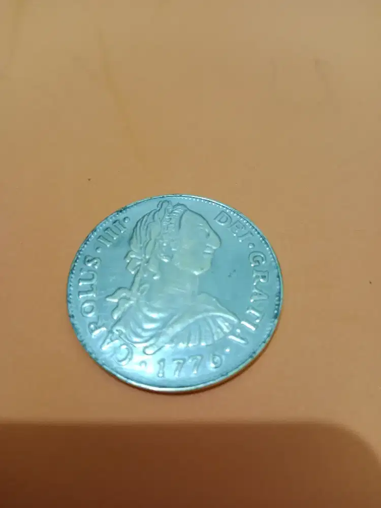 Koin perak Carolus III , 1776