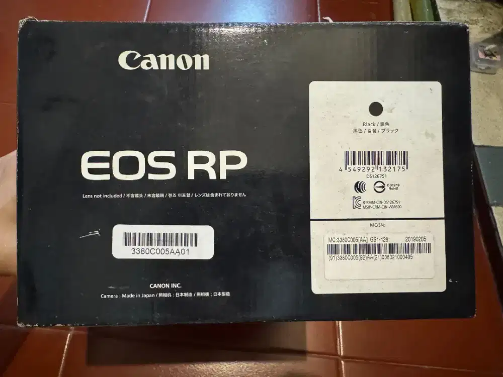 Canon eos RP body + lensa 35-70