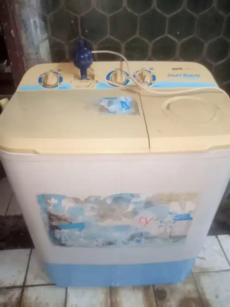 MESIN CUCI 2 TABUNG SANYO 8KG
