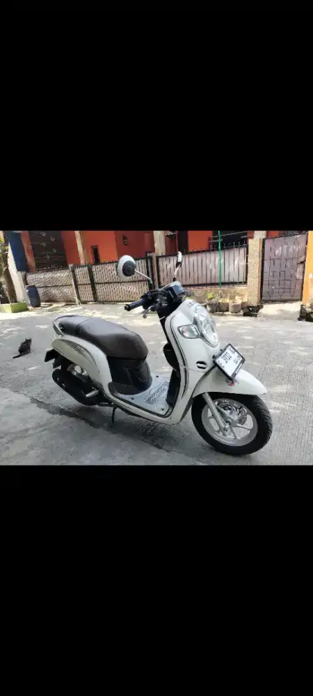 Motor Scoopy putih