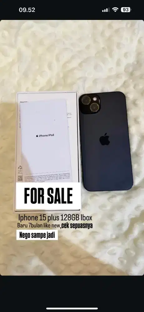 Iphone 15 plus 128gb