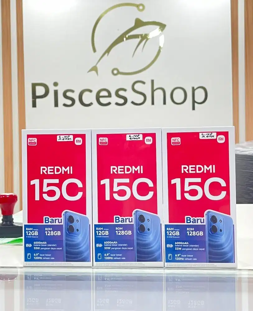 PROMO REDMI 15C RAM 8/256 NEW SEGEL RESMI