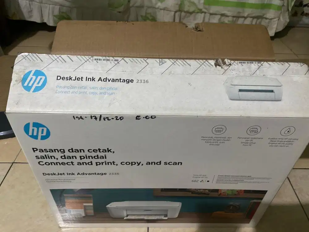 Printer HP DeskJet Ink Advantage 2336 Ori, Normal Siap Pakai