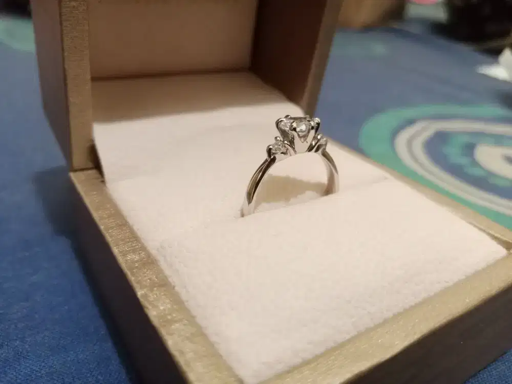 Nikayla Jewelry - Cincin kawin dan tunangan perak silver murni