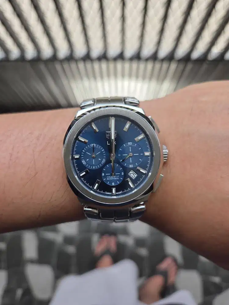 TAG Heuer Link Chronograph Blue Dial Automatic