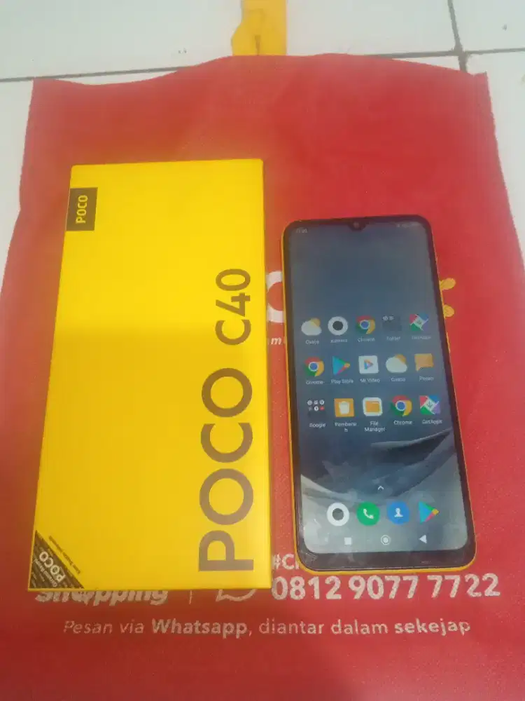 Xiaomi Poco C40 4/64gb Fullset Mulus