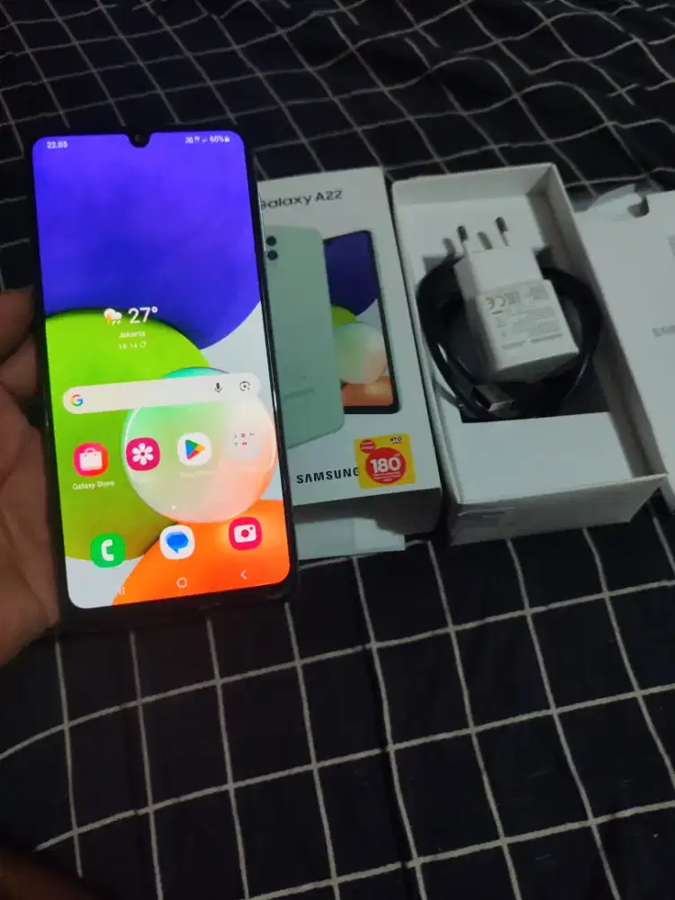 Samsung A22 ram 6+6/128
