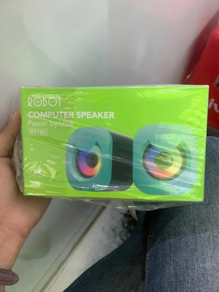 Robot RS180 Speaker USB Multimedia Portable RGB Light
