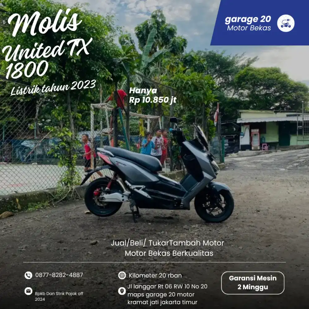 Molis United Tx 1800 Tahun 2023 Pajak Off