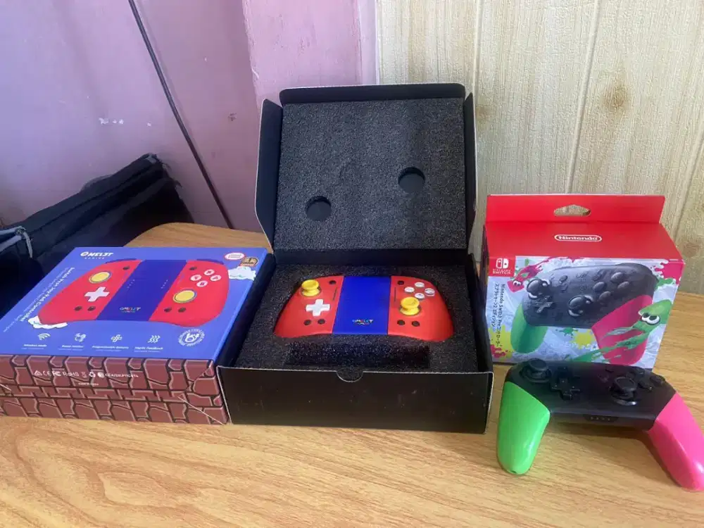 Joycon omelet pro+ dan controller Nintendo splatoon2