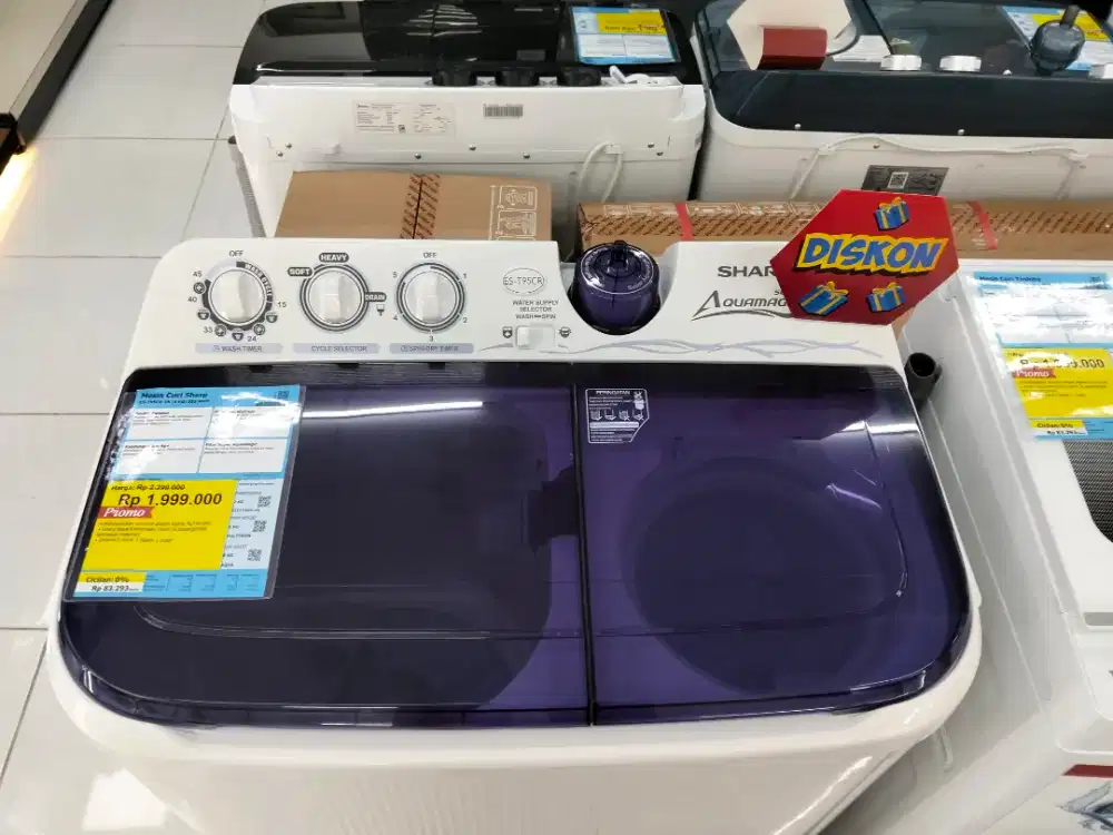 Promo Cicilan Mesin Cuci Sharp 9kg
