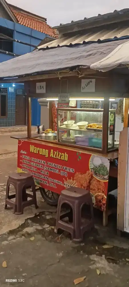 Dijual Gerobak & peralatan lengkap full set