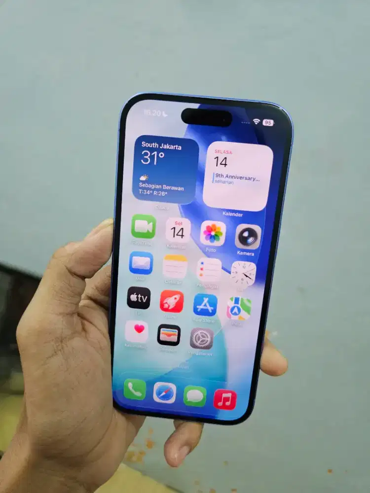Iphone 16 ex inter 128gb masih garansi on