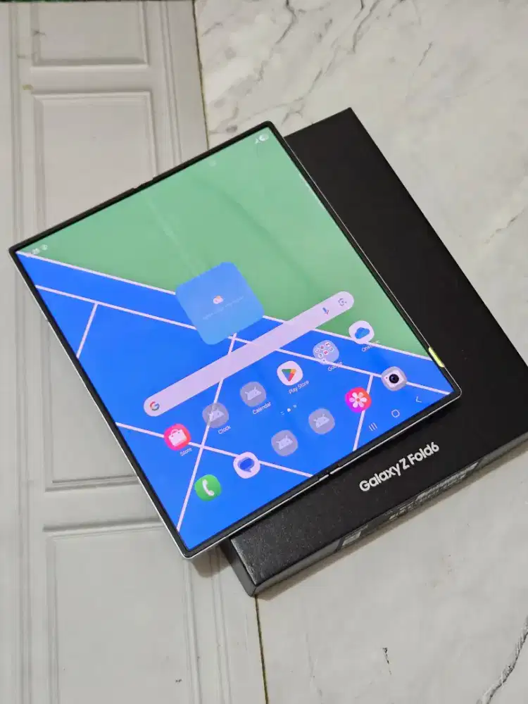 Samsung z fold 6 silver 12/256gb bekas garansi sein
