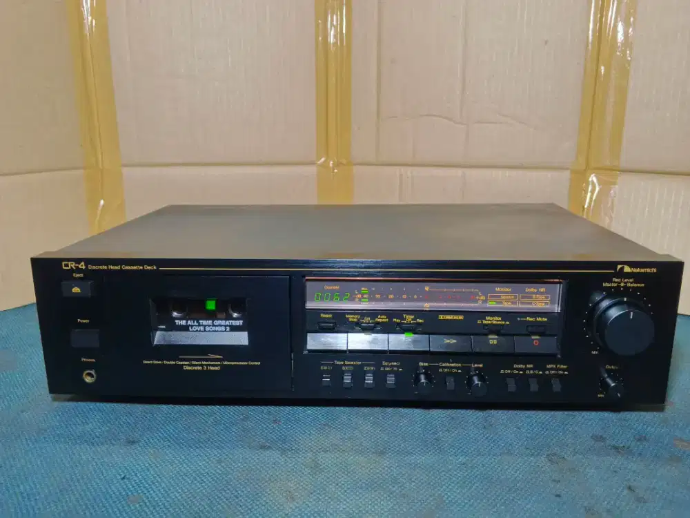 Nakamichi CR-4 Cassette deck 3head siap recording