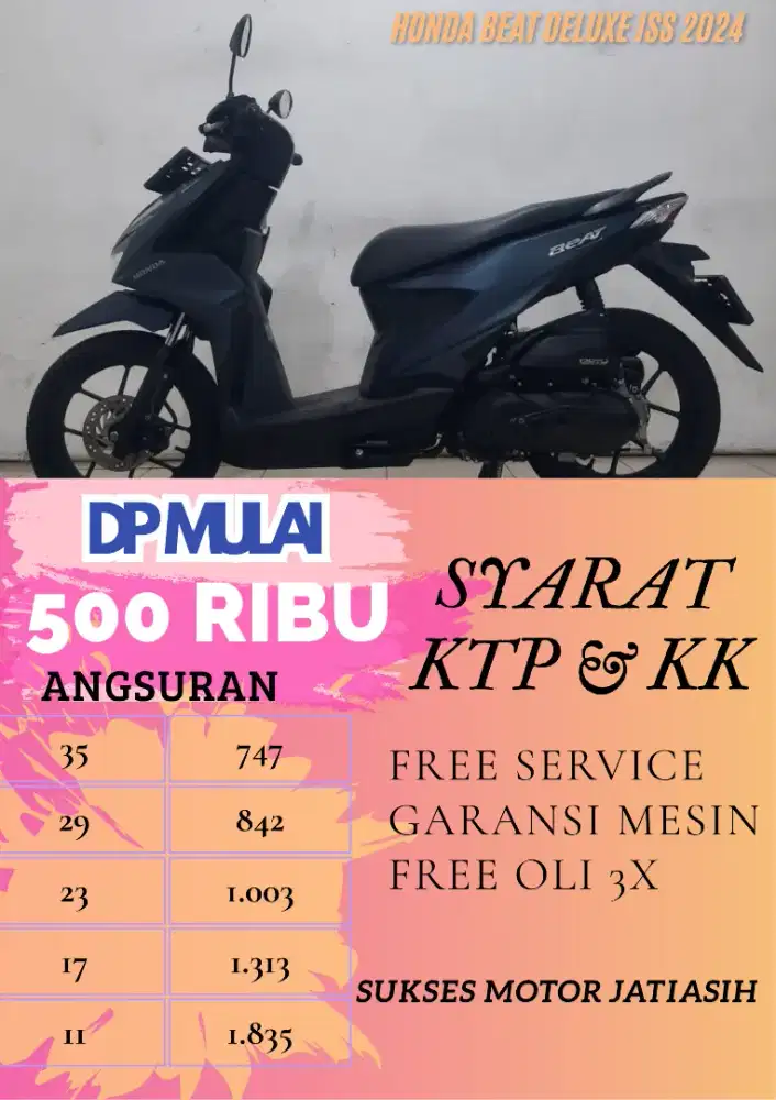HONDA BEAT DELUXE ISS 2024