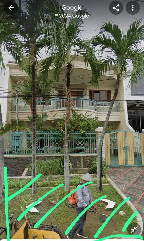 Rumah Usaha Komersial Area Raya Darmo Permai Surabaya Barat Pakuwon