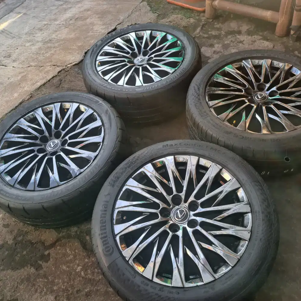 Velg dan ban r18 lexus cocok alphard vellfire innova camry nav