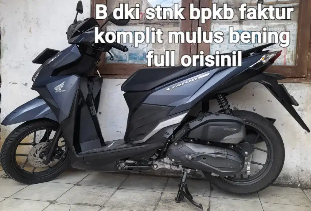 Honda vario 150 LED 2018 cbs iss cw asli biru B dki