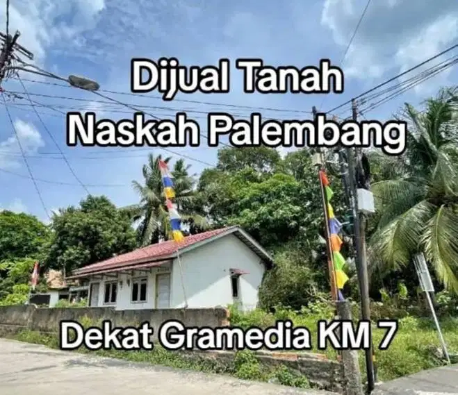 Tanah Kosong dekat SMKN 7 Palembang