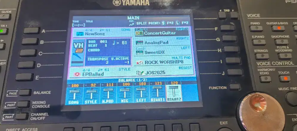 DJUWAL YAMAHA KEYBOARD ARRANGER PIANI DIGITALLY PSR S950 PSRS S 950 XL