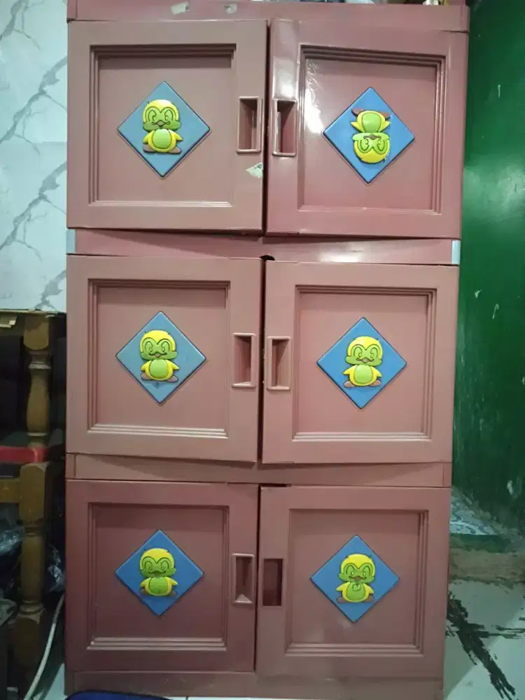 lemari plastik jumbo 4 susun