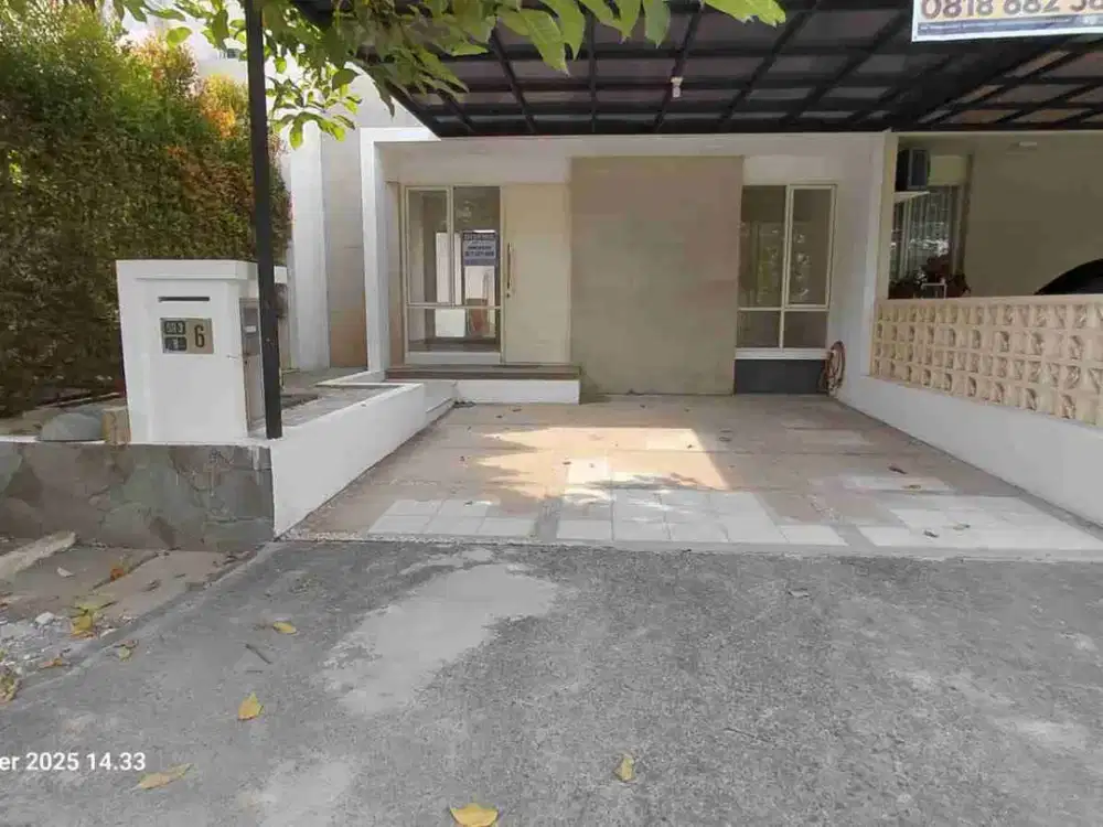 Disewakan Rumah Cluster Adara Harapan Indah Bekasi