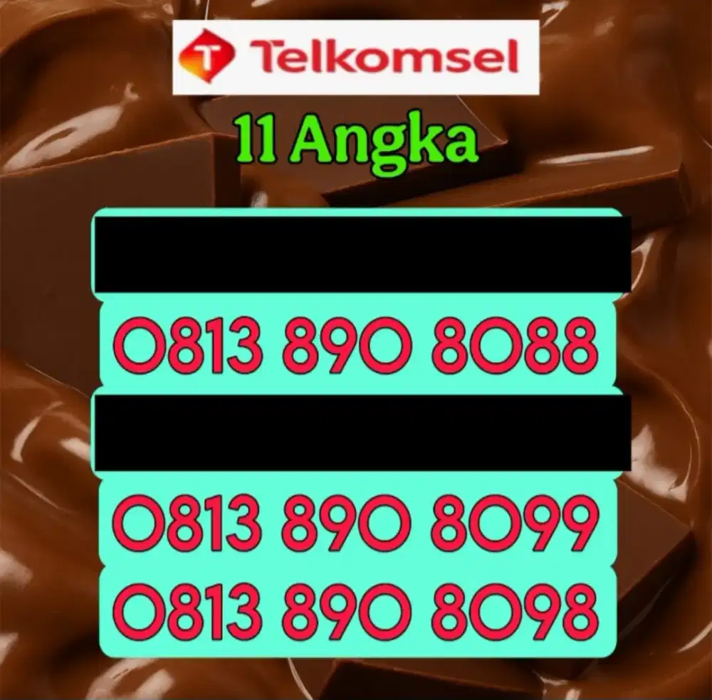 Kartu simpati 11 angka serian manis