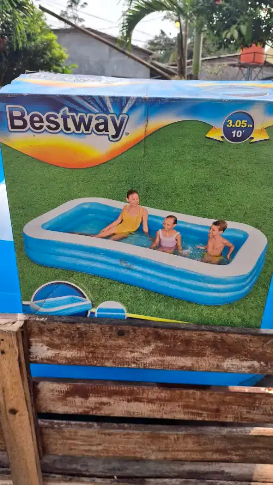 Kolam renang anak ukuran jumbo 3M merk bestway