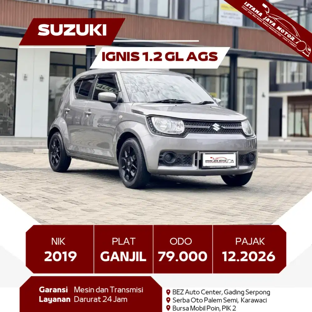 [TDP 8JT] SUZUKI IGNIS 1.2 GL AGS 2019