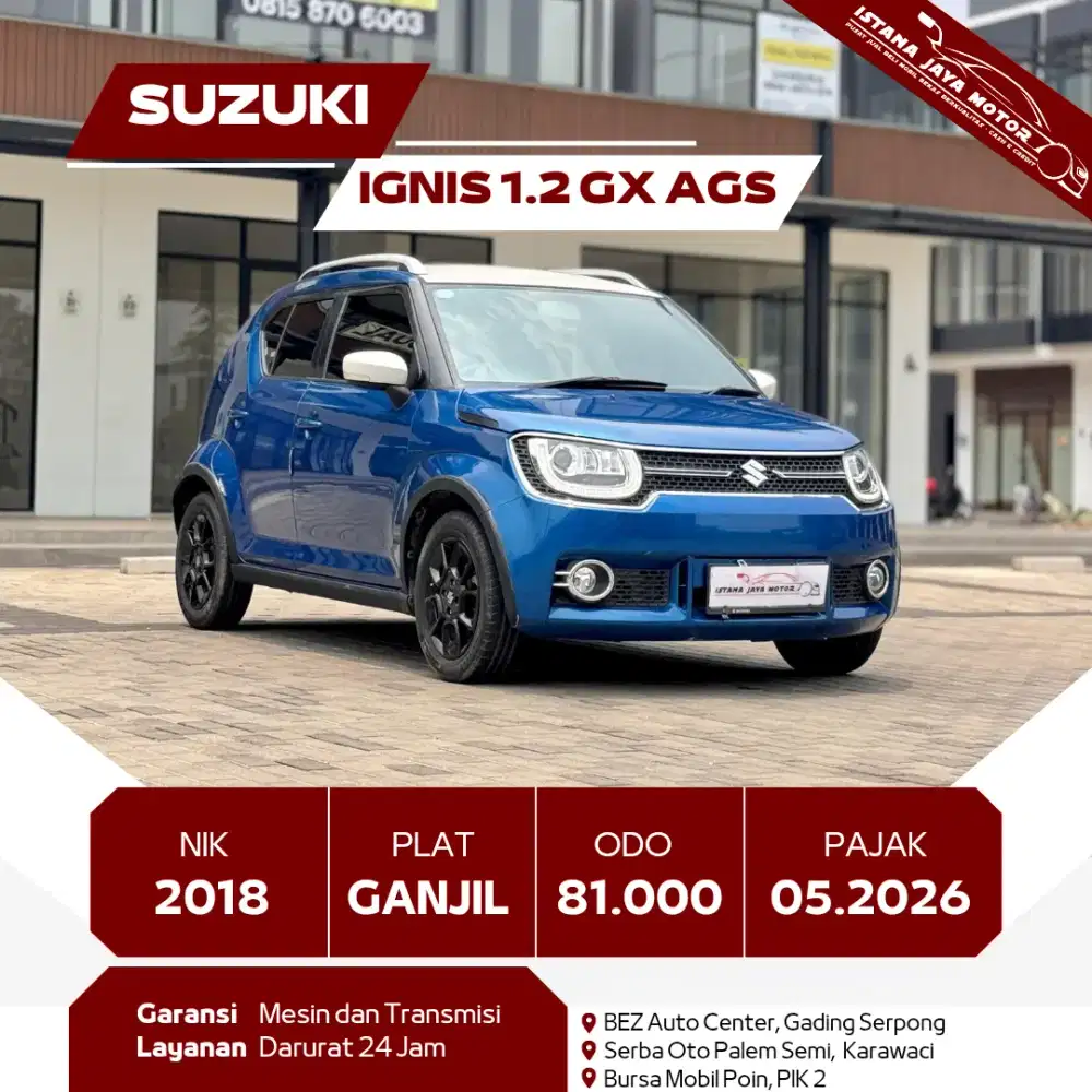 [TDP 8JT] SUZUKI IGNIS 1.2 GL AGS 2019