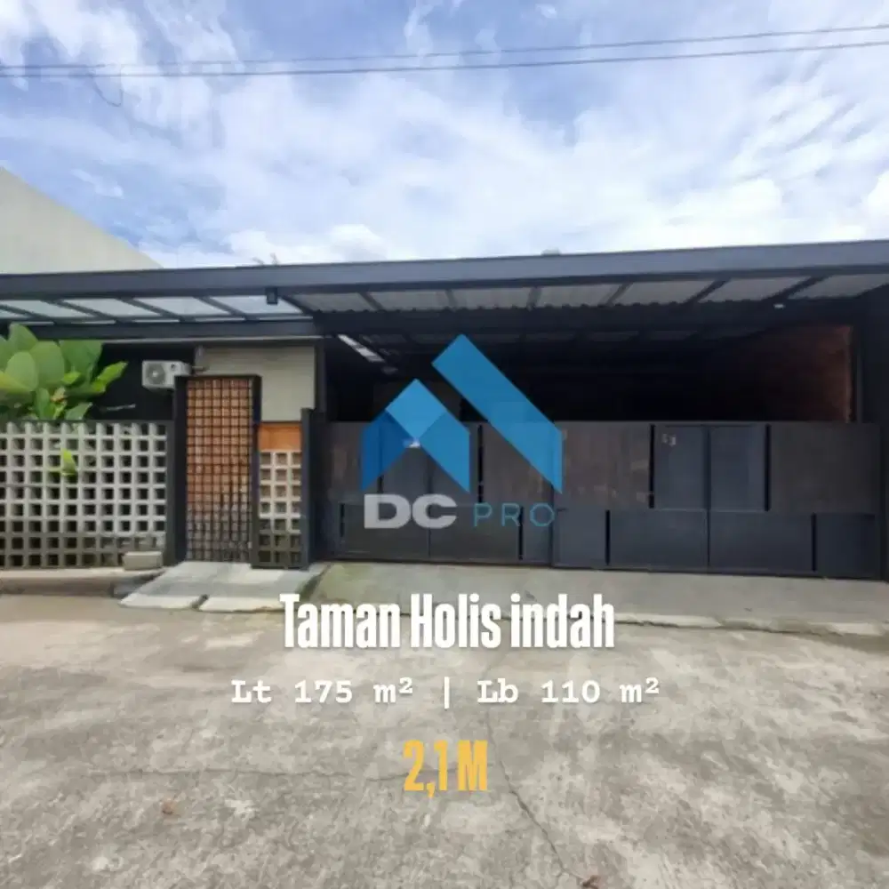 Rumah dijual murah tropis minimalis taman holis indah