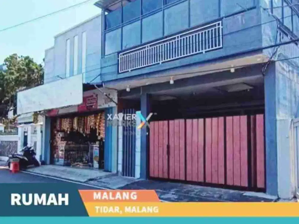 Dijual Rumah + Toko Semi Furnished di Daerah Tidar, Malang