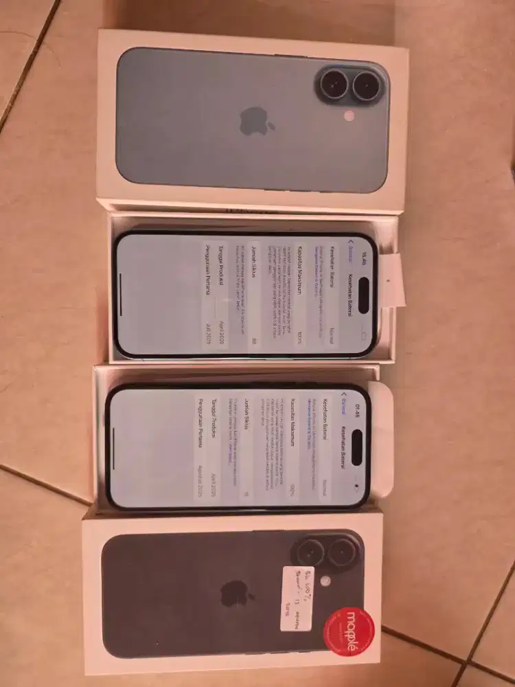 IPHONE 16 128GB IBOX GARANSI ON FULLSHET