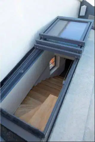 kanopi sleding manual dengan atap solarflat warna biru