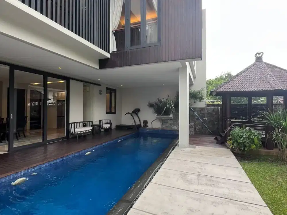 House for Rent at Cilandak Jakarta Selatan (Inside Compound), Private Pool with Furnished