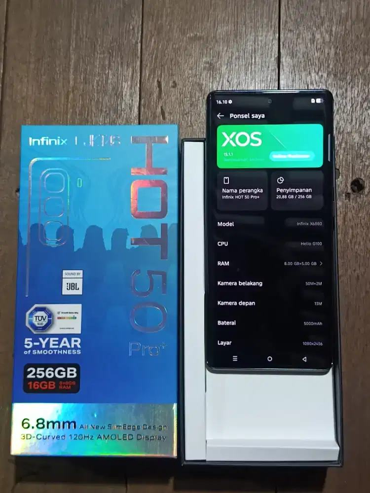 Infinix Hot 50pro plus ram 8/256