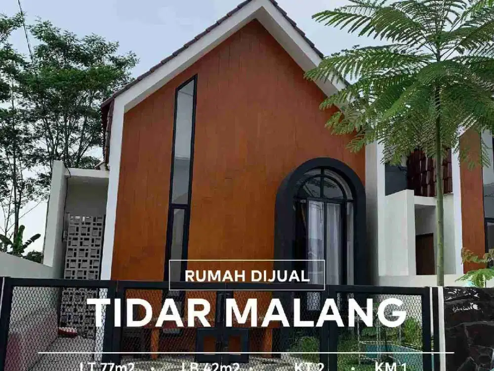 Rumah Design Menarik Dekat Universitas Machung, UB Malang