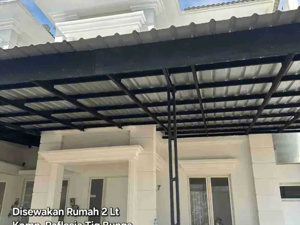 Disewakan Rumah 2 lt di Komp. Raflesia Tjg Bunga Makassar