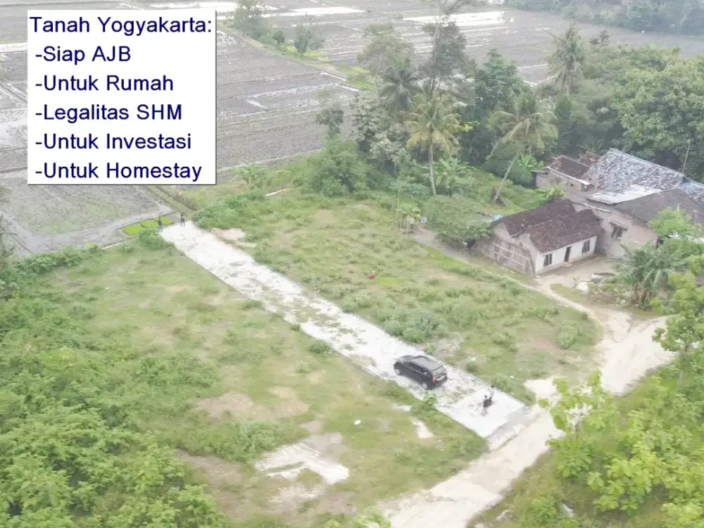 Legalitas SHM Tanah Dekat Desa Wisata Kasongan