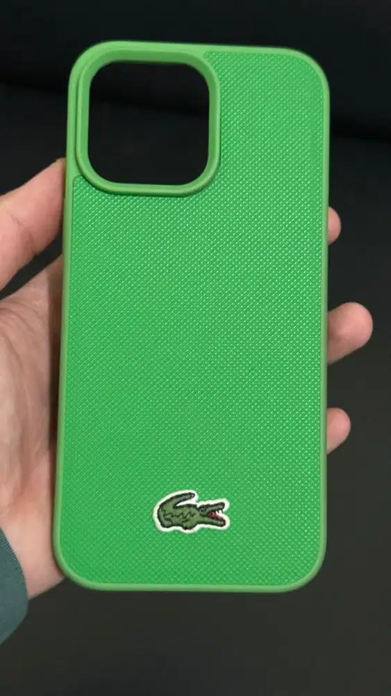Case HP iPhone 16 Pro Max Lacoste Petite Pique Green
