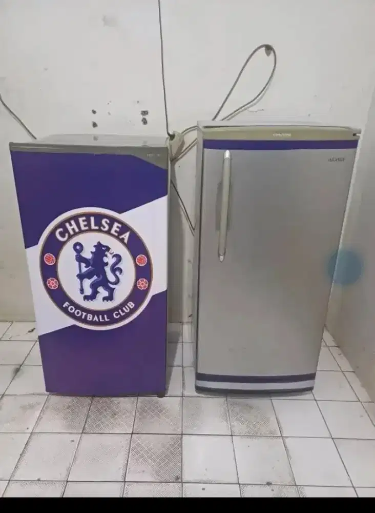 Kulkas 1 pintu merek glacio dan sharp