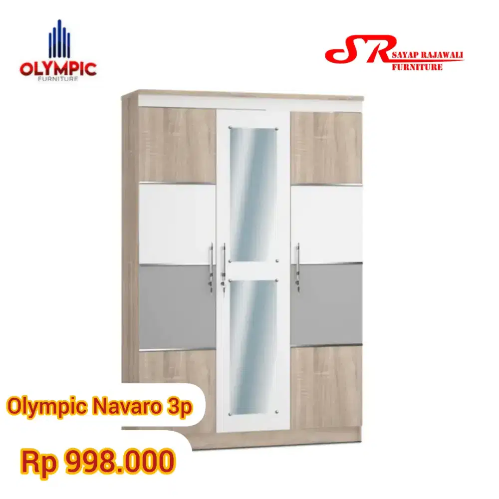 Berbagai Tipe Lemari Partikel Board Olympic Murah Jogja (Ars)