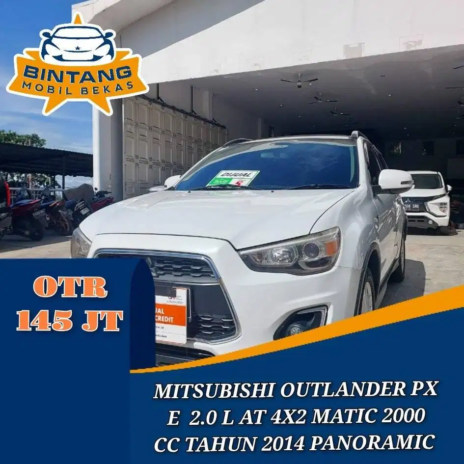 MITSUBISHI OUTLANDER SPORT PX E 2.0 L AT MATIC 2000 CC TAHUN 2014