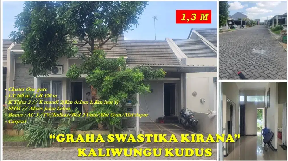 Rumah Cluster “Graha Swastika Kirana” Kaliwungu Kudus Siap Huni