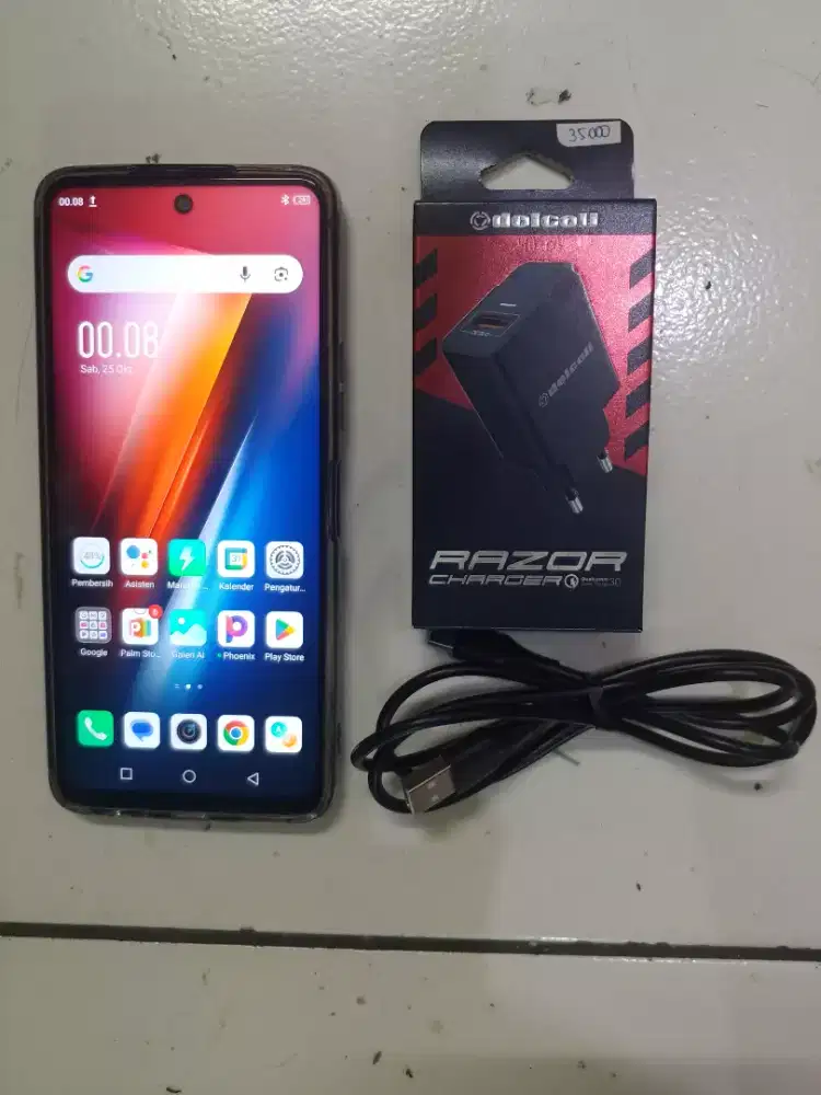 Infinix Hot 11s NFC Ram 6+2/128 GB Hp+Casan Mulus Kaya Baru Nominus