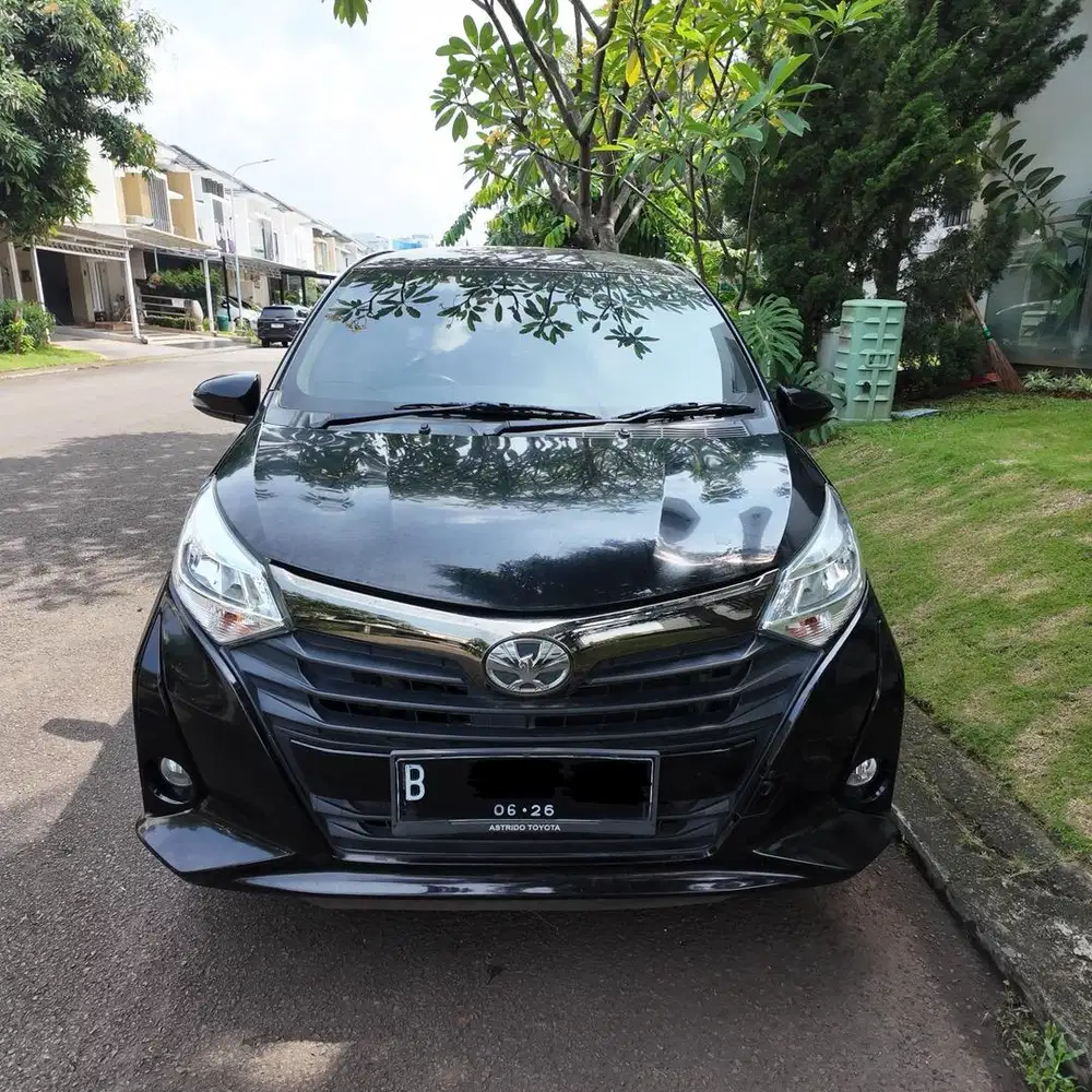 Toyota Calya 2021 G Otomatis – Warna Hitam, Kondisi Bagus, Siap Pakai!