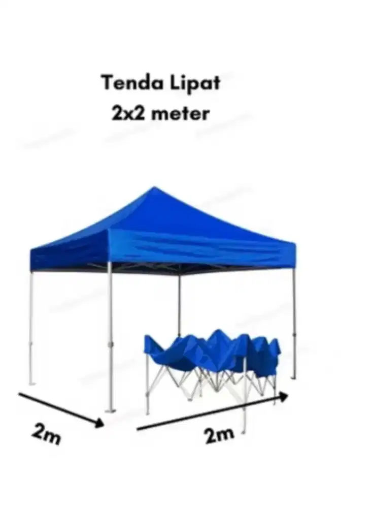 Tenda usaha ukuran 2x2